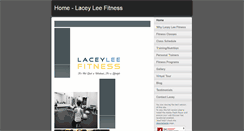 Desktop Screenshot of laceyleefitness.com